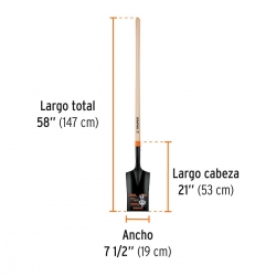 Лопата траншейная Truper 17226